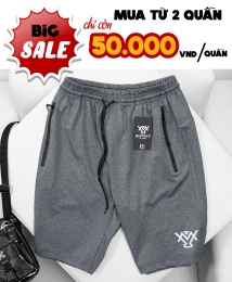 Short thun thể thao in logo Buffalo