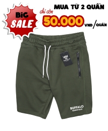 Short da cá dây kéo Buffalo Essentials